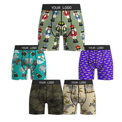 Мужские трусы-боксеры с гамаком спереди